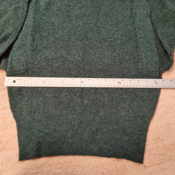 Green Teal Turtleneck Long Sleeve Size S - Picture 6 of 9